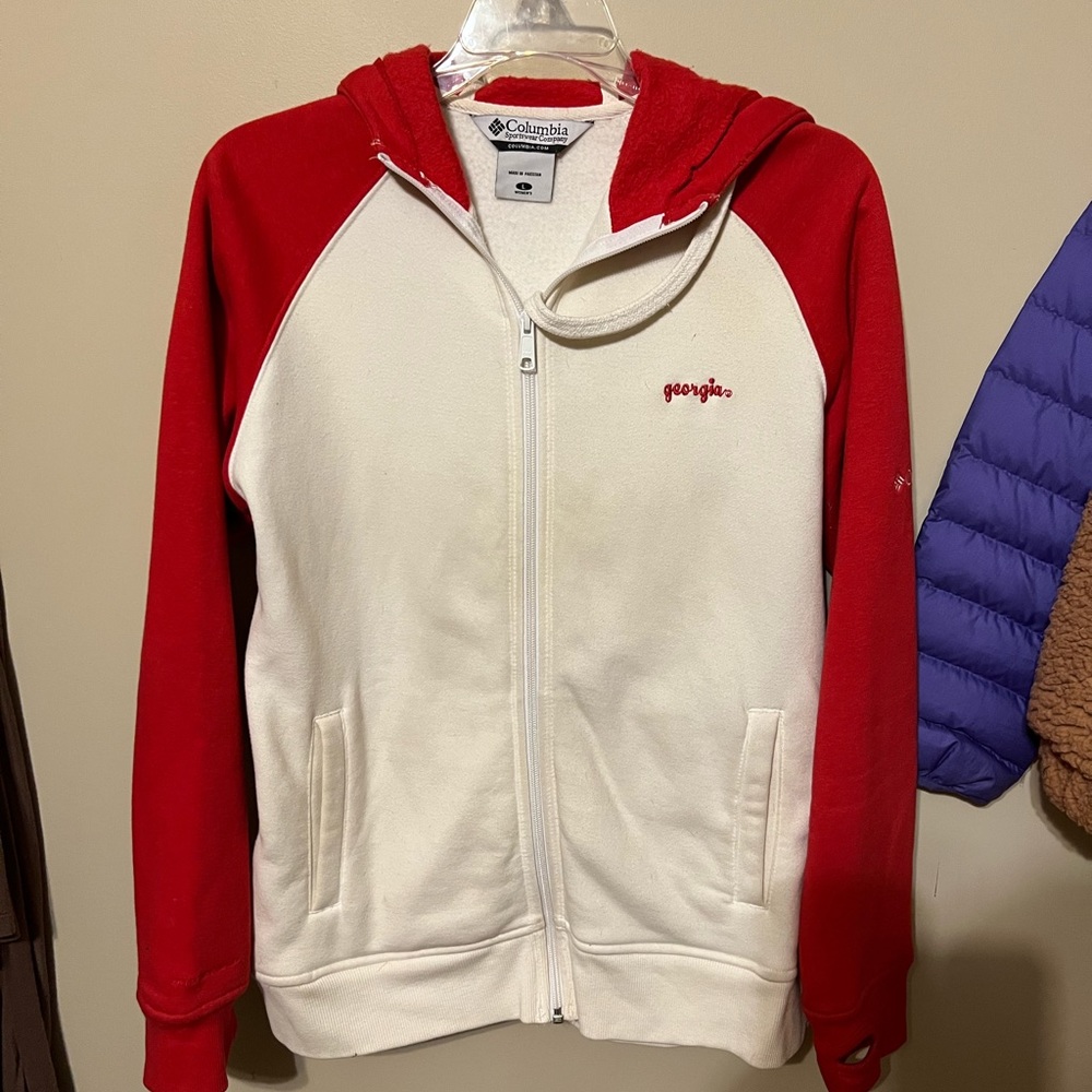 UGA Hooded Zip Up jacket